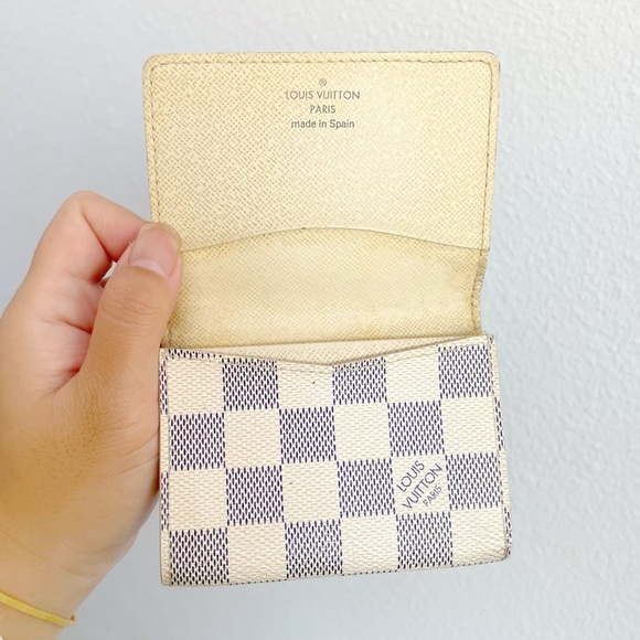 Louis Vuitton Damier Azur Enveloppe Card Case - Picture 2 of 8